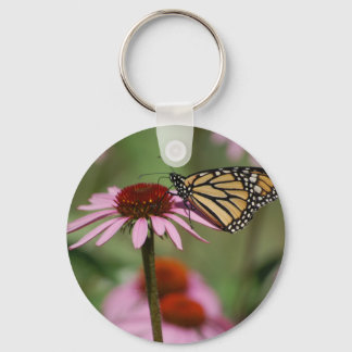 Monarch Butterfly and Black Eyed Susan Key Ring