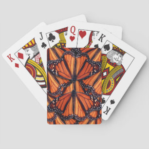 monarch butterfly art playing cards