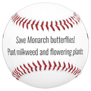 Monarch butterfly baseball softball