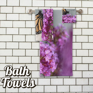 Monarch Butterfly Bath Towel Set
