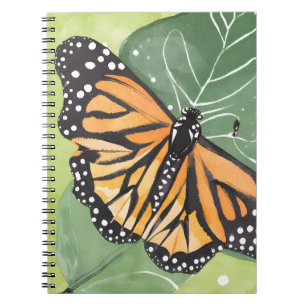 Monarch Butterfly Beautiful Watercolor Notebook