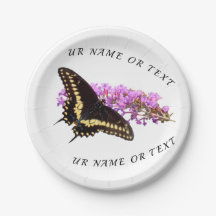 Monarch Butterfly ( Black / Yellow ) on lilac