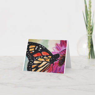 Monarch Butterfly blank card