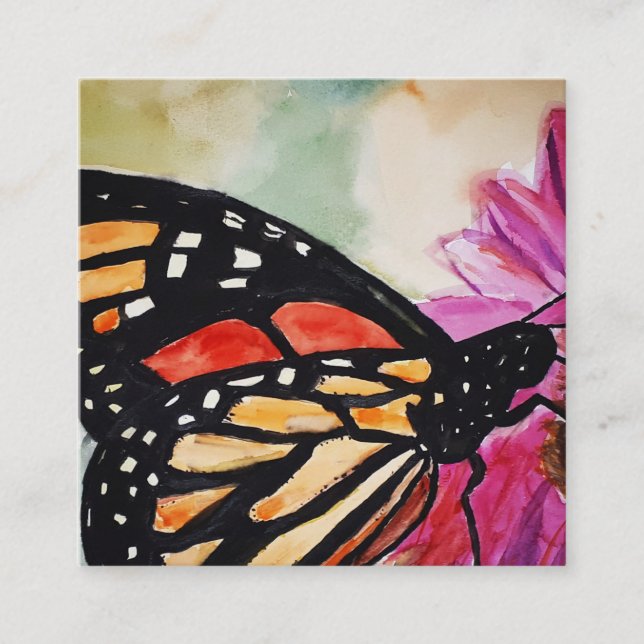 Monarch Butterfly Business Card (Front)