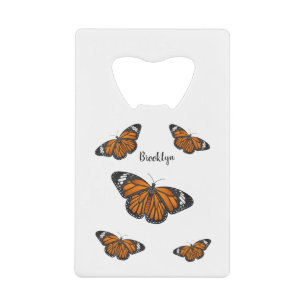 Monarch butterfly cartoon illustration