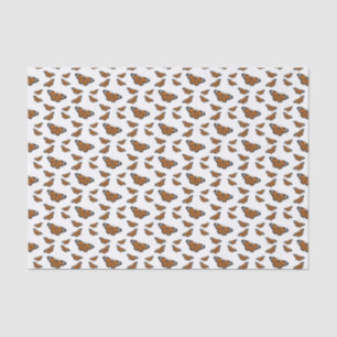 Monarch butterfly cartoon illustration  tissue paper