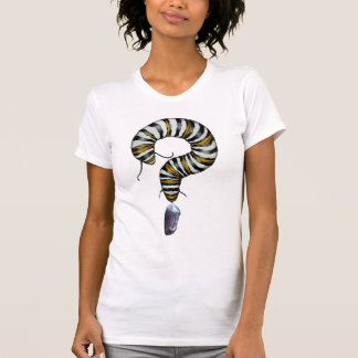 monarch butterfly caterpillar chrysalis question T-Shirt