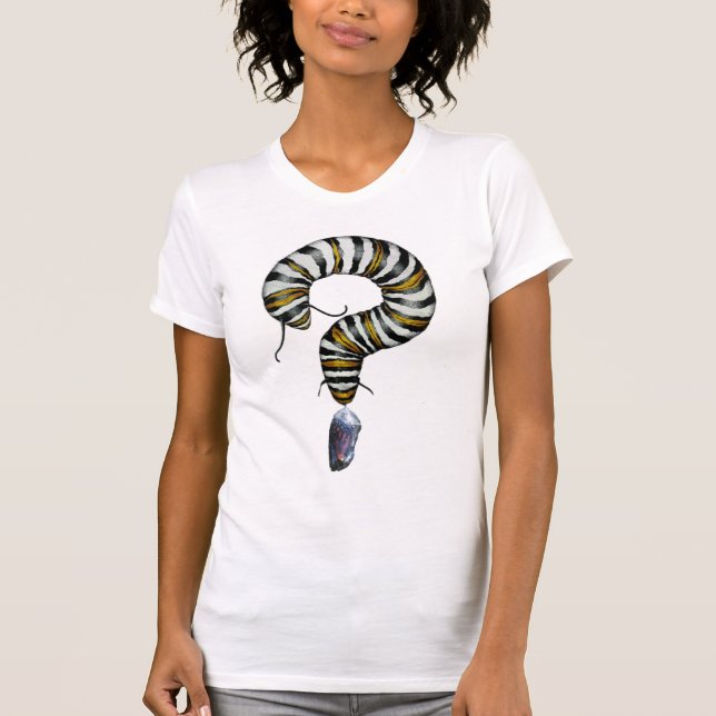 monarch butterfly caterpillar chrysalis question T-Shirt (Front)