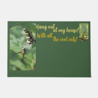 Monarch butterfly caterpillar