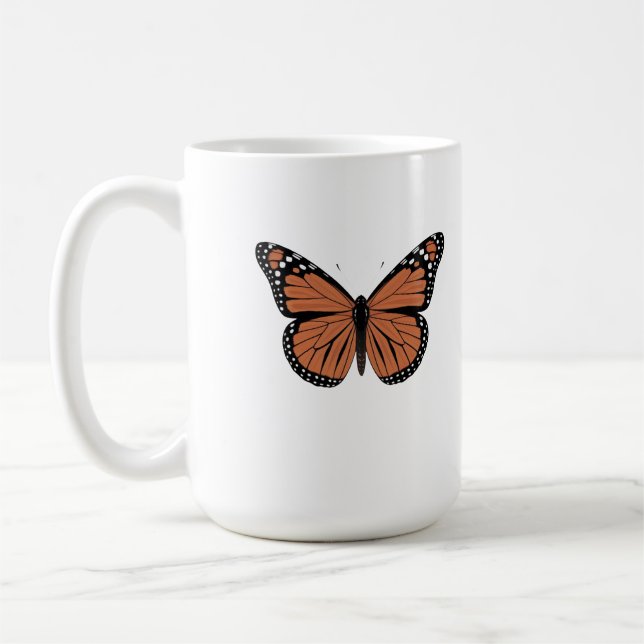 Monarch Butterfly Coffee Mug  (Left)
