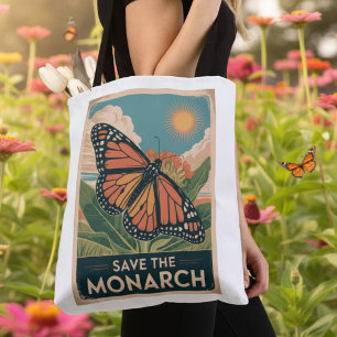 Monarch Butterfly Conservation Tote Bag–EcoGift