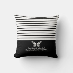 Monarch butterfly cushion