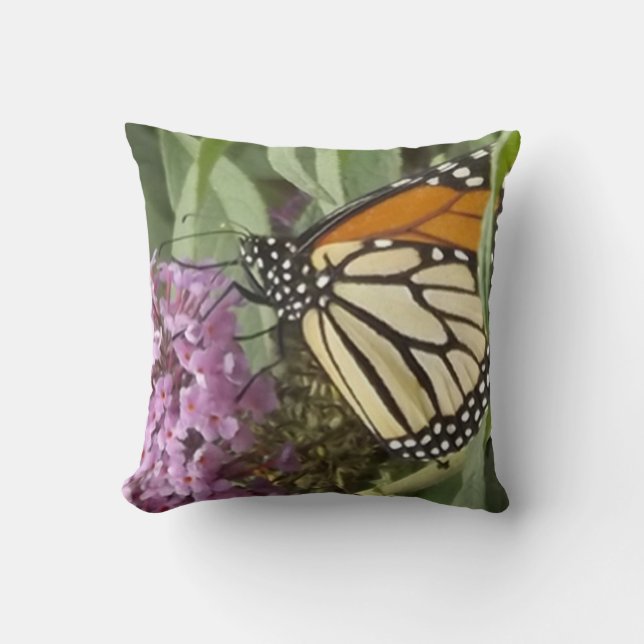 Monarch Butterfly Cushion (Front)