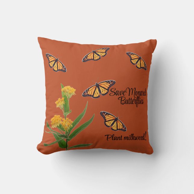 Monarch butterfly cushion (Front)