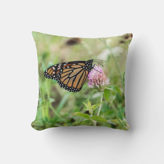 Monarch Butterfly Cushion (Front)