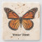 Monarch Butterfly Custom Stone Coaster