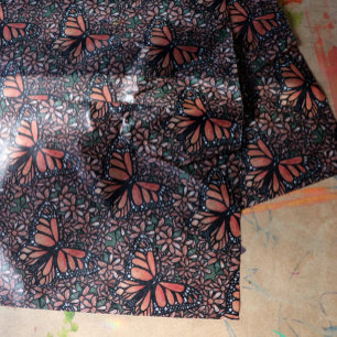 Monarch Butterfly Daisy Art Daisies Monarchs       Tissue Paper