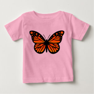 Monarch Butterfly Design - Baby Fine Jersey T-Shir T-Shirt