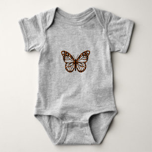Monarch Butterfly Design - Baby Jersey Bodysuit