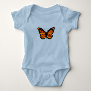 Monarch Butterfly Design - Baby Jersey Bodysuit