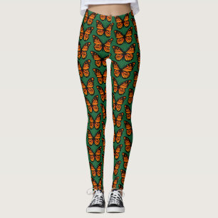 Monarch Butterfly Design - Leggings