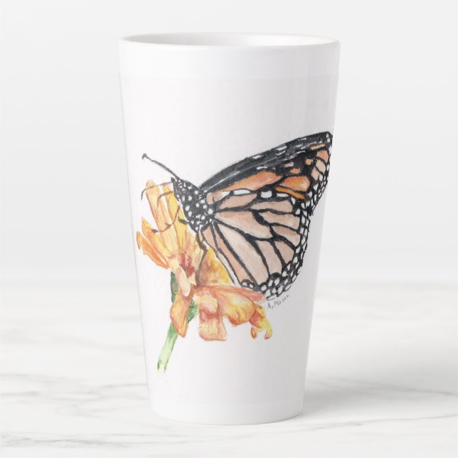 Monarch Butterfly design on a Mug / Cup (Front)
