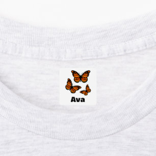 Monarch Butterfly Design - Small Square Clothing L