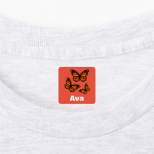 Monarch Butterfly Design - Small Square Clothing L