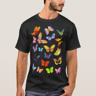 Monarch Butterfly Drawing Watercolor painting Illu T-Shirt