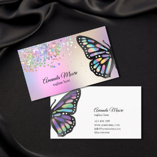 monarch butterfly event planner life coach busines business card