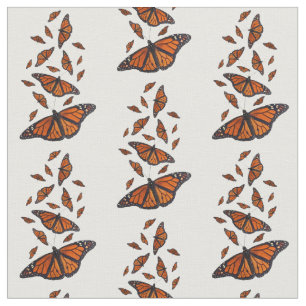 Monarch Butterfly Fabric (Choose Your Colour)