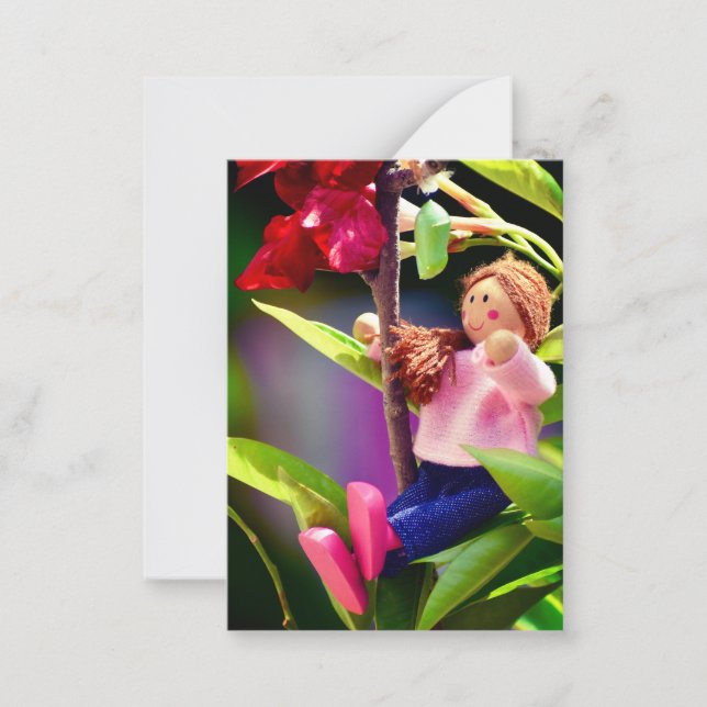 Monarch Butterfly fairy notecards (Front)