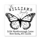 Monarch Butterfly Family Custom Return Address