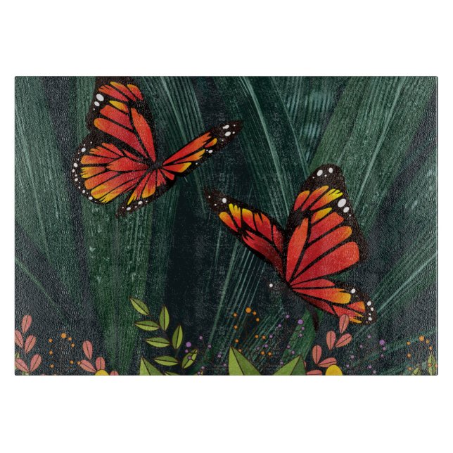 Monarch Butterfly Feb 6_21 Cutting Board (Front)