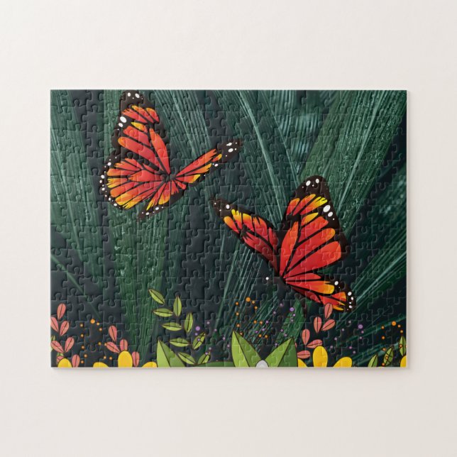 Monarch Butterfly Feb 6_21 Jigsaw Puzzle (Horizontal)