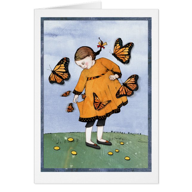 Monarch Butterfly Girl  (Front)