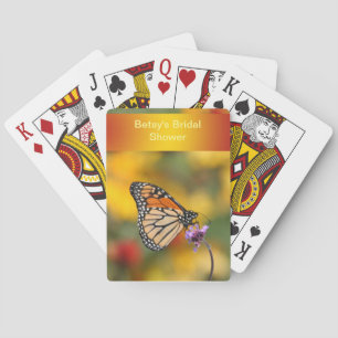 Monarch Butterfly In Search of Pollen Playing Cards