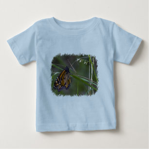 Monarch Butterfly in the Grass Baby T-Shirt