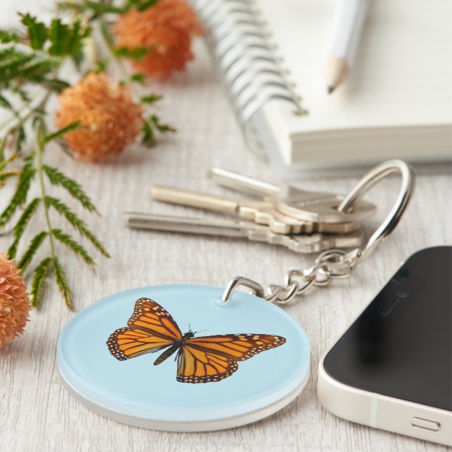 Monarch Butterfly Key Ring (Front Right)