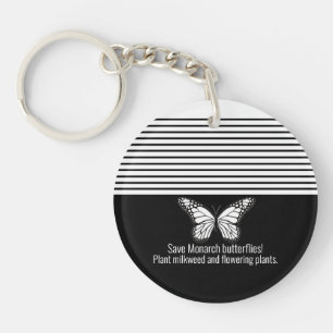 Monarch butterfly key ring