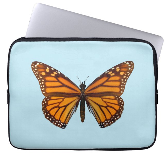 Monarch Butterfly Laptop Sleeve (Front)