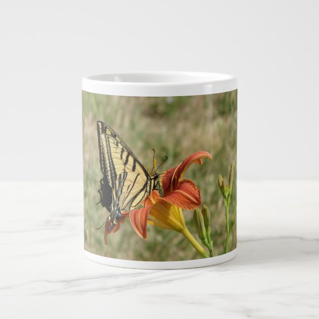 Monarch Butterfly Large Coffee Mug (Front)