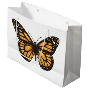 Monarch butterfly large gift bag
