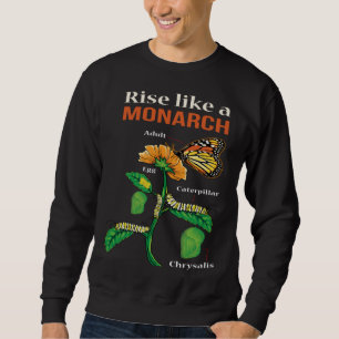 Monarch Butterfly  Lifecycle Metamorphosis Sweatshirt