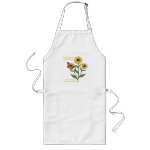 Monarch butterfly long apron