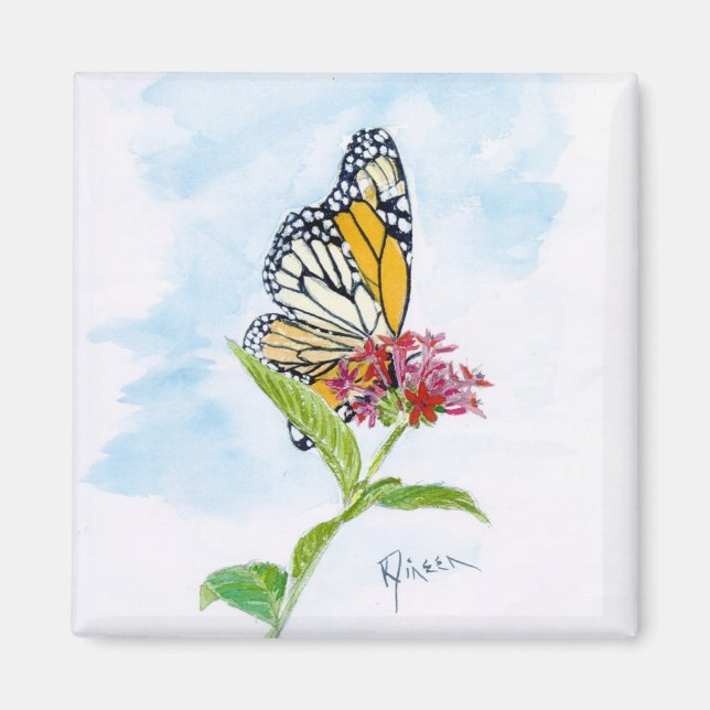 Monarch Butterfly Magnet (Front)
