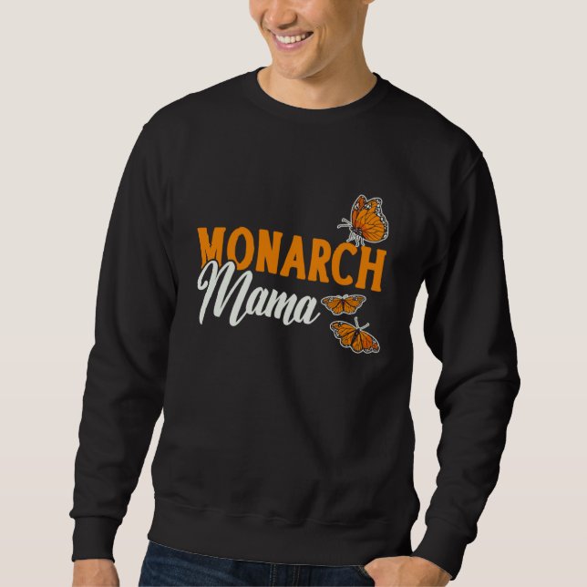 Monarch Butterfly Monarch Mama Insect Collector En Sweatshirt (Front)