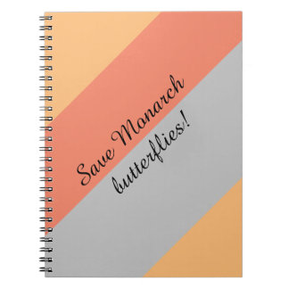 Monarch butterfly notebook