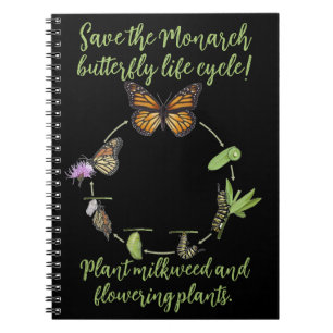 Monarch butterfly notebook