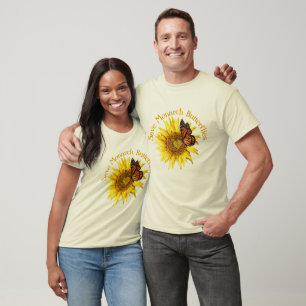 Monarch butterfly on a sunflower T-Shirt